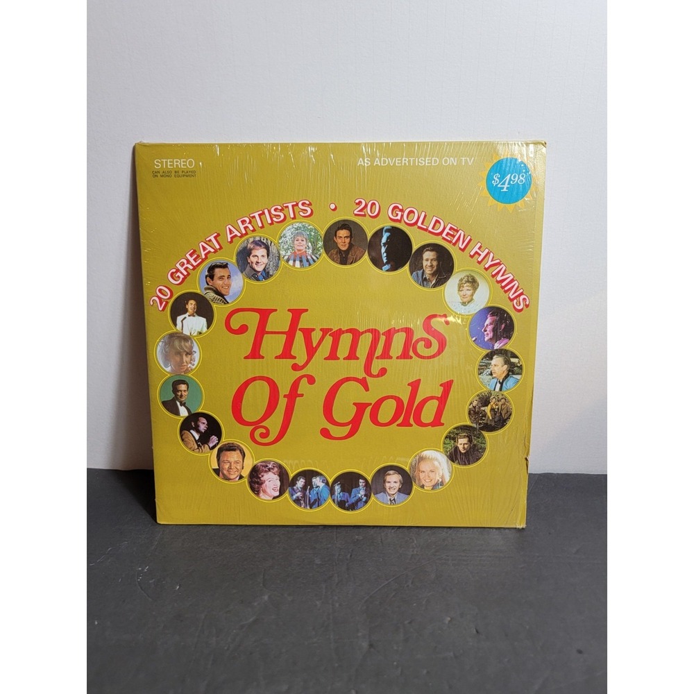 1972 "Hymns of Gold" 20 Great Artists & Hymns Vinyl Record Album C-10079